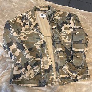 BKE camo print jacket